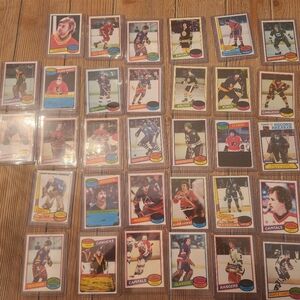 Vintage Hockey Trading Cards Collection - 1980